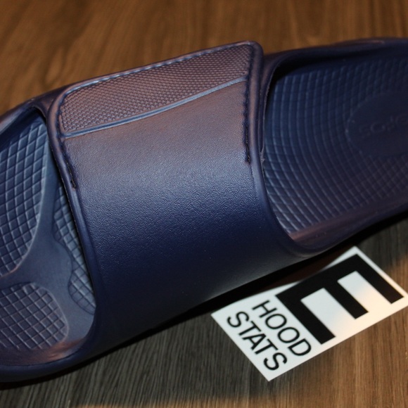 OOFOS Ooahh Sport Flex Blue Mens Size 12 Sandals